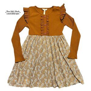 Matilda Jane 12Y Just Imagine Clio Knit Ditsy Floral Dress
